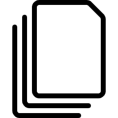 Common File Stack Icon from Ultimate Light Set
