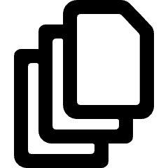 Common File Stack Alternate Icon from Ultimate Bold Set