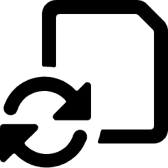 Common File Sync Icon from Ultimate Bold Set