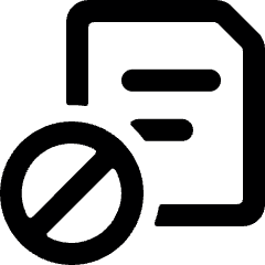 Common File Text Disable Icon from Ultimate Bold Set