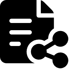 Common File Text Share Icon from Ultimate Bold Set