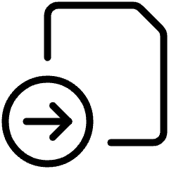 File Move Icon from Ultimate Light Set
