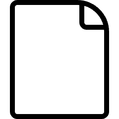 File Paper Document Icon from Ultimate Light Set