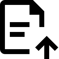 Text Document Upload Icon from Nova Line Set
