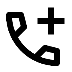 Add Call Icon from Outlined Line - Material Pro Set
