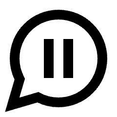 Auto Read Pause Alt Icon from Sharp Line - Streamline Material Set