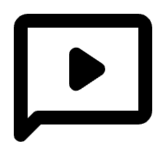 Auto Read Play Icon from Rounded Line - Material Pro Set