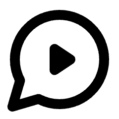 Auto Read Play Alt Icon from Rounded Line - Material Pro Set