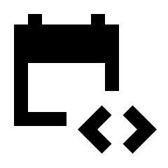Calendar Apps Script Fill Icon from Sharp Fill - Material Pro Set