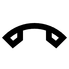 Call End Icon from Sharp Line - Material Pro Set