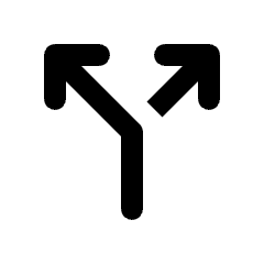 Call Split Fill Icon from Rounded Fill - Streamline Material Set