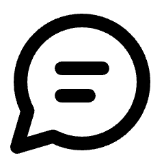 Chat Alt Icon from Rounded Line - Streamline Material Set