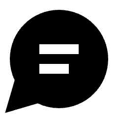Chat Alt Fill Icon from Sharp Fill - Streamline Material Set