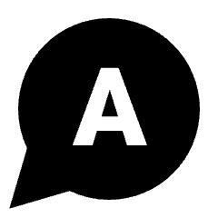 Chat Answer Alt Fill Icon from Sharp Fill - Streamline Material Set