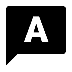 Chat Answer Fill Icon from Outlined Fill - Streamline Material Set