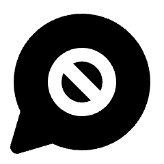 Chat Block Alt Fill Icon from Rounded Fill - Streamline Material Set