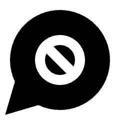 Chat Block Alt Fill Icon from Sharp Fill - Material Pro Set