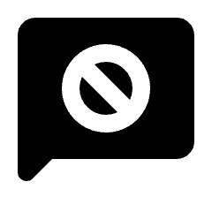 Chat Block Fill Icon from Rounded Fill - Material Pro Set