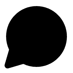 Chat Bubble Alt Fill Icon from Rounded Fill - Streamline Material Set