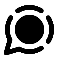 Chat Disappear Fill Icon from Rounded Fill - Streamline Material Set