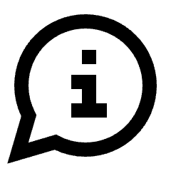Chat Info Alt Icon from Sharp Line - Streamline Material Set