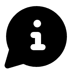 Chat Info Alt Fill Icon from Rounded Fill - Streamline Material Set