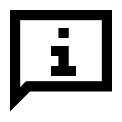 Chat Info Icon from Sharp Line - Streamline Material Set