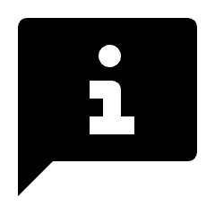 Chat Info Fill Icon from Outlined Fill - Streamline Material Set