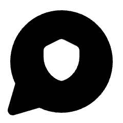 Chat Protect Alt Fill Icon from Rounded Fill - Streamline Material Set