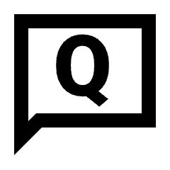 Chat Question Icon from Sharp Line - Streamline Material Set