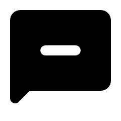 Chat Remove Fill Icon from Rounded Fill - Material Pro Set