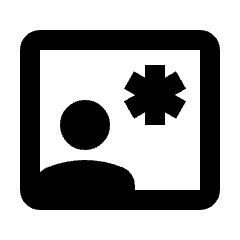 Contact Emergency Icon from Rounded Line - Material Pro Set