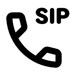 Dialer Sip Icon from Rounded Line - Streamline Material Set