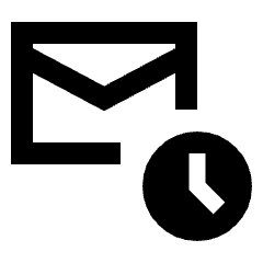 Draft Email Icon from Sharp Line - Streamline Material Set