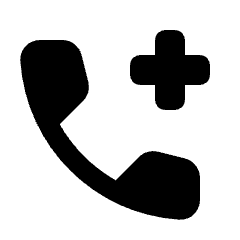 Emergency Call Fill Icon from Rounded Fill - Material Pro Set