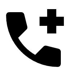 Emergency Call Fill Icon from Outlined Fill - Streamline Material Set