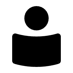 For You Fill Icon from Outlined Fill - Streamline Material Set