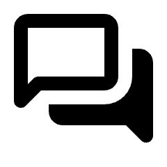 Forum Icon from Rounded Line - Material Pro Set