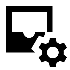 Inbox Customize Fill Icon from Sharp Fill - Material Pro Set