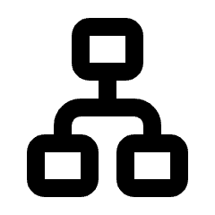 Lan Icon from Rounded Line - Streamline Material Set