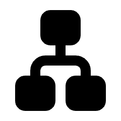 Lan Fill Icon from Rounded Fill - Streamline Material Set