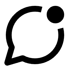 Mark Chat Unread Alt Icon from Rounded Line - Streamline Material Set