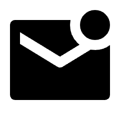 Mark Email Unread Fill Icon from Outlined Fill - Streamline Material Set