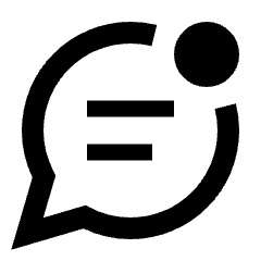 Mark Unread Chat Icon from Sharp Line - Streamline Material Set