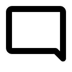 Mode Comment Icon from Rounded Line - Streamline Material Set