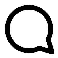 Mode Comment Alt Icon from Rounded Line - Streamline Material Set