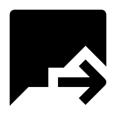 Next Comment Fill Icon from Outlined Fill - Streamline Material Set