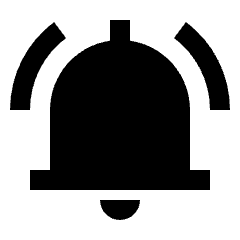 Notifications Active Fill Icon from Outlined Fill - Material Pro Set