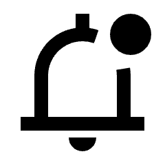 Notifications Unread Icon from Outlined Line - Streamline Material Set