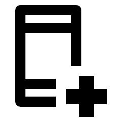 Online Medical App Icon from Outlined Line - Streamline Material Set